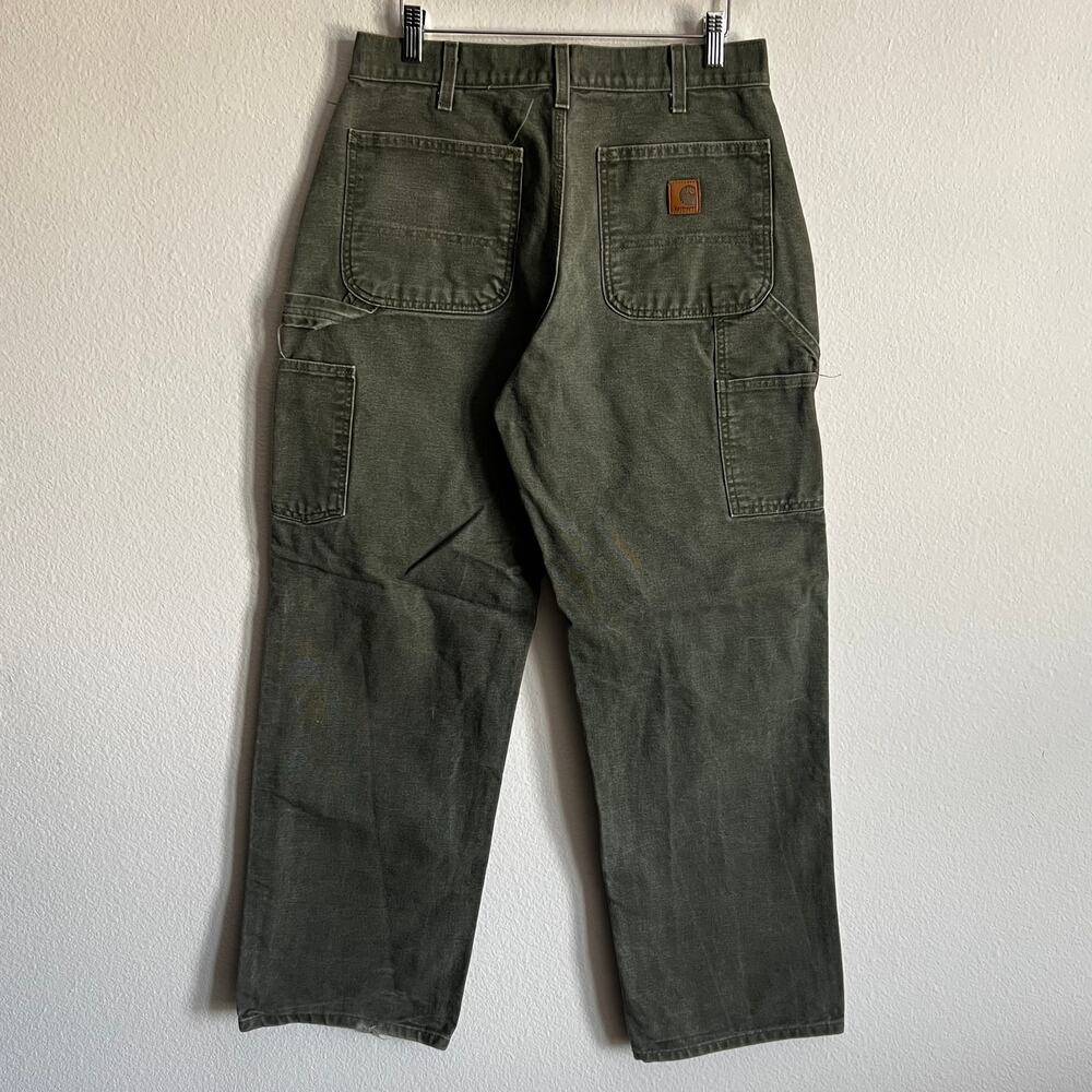 Carhartt B11 MOS green work wear carpenter pants
